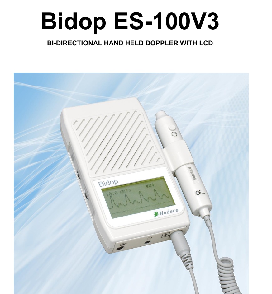 جهاز الدوبلر المحمول Bidop ES-100V3